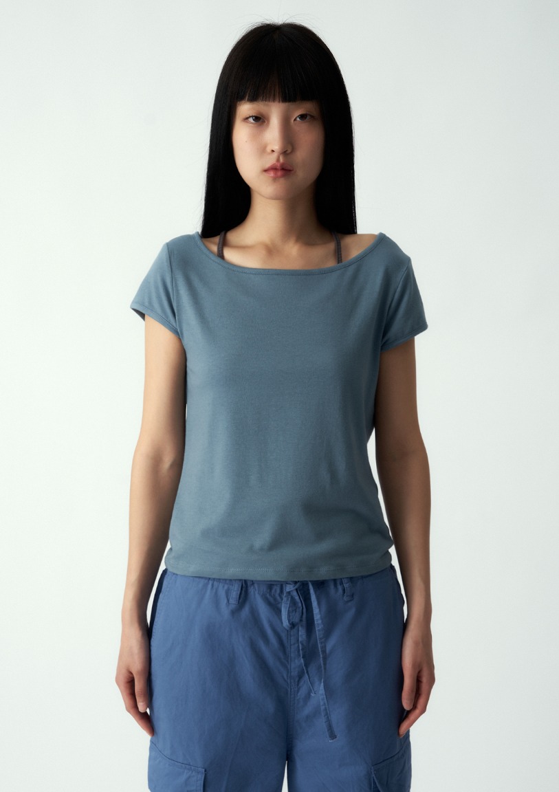 크레오라 보트넥 티셔츠 (3 colors)